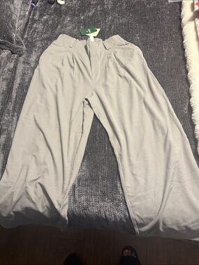 HALARA Kids Wide-Leg Pants - Light Gray